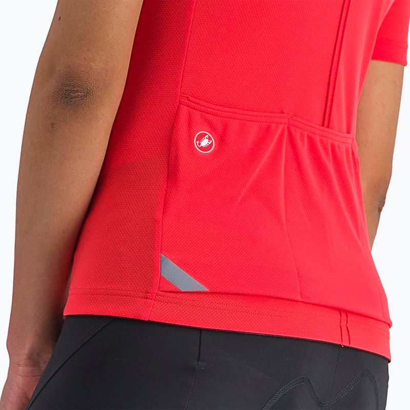 Дамска колоездачна тениска Castelli Anima 4 hibiscus 4