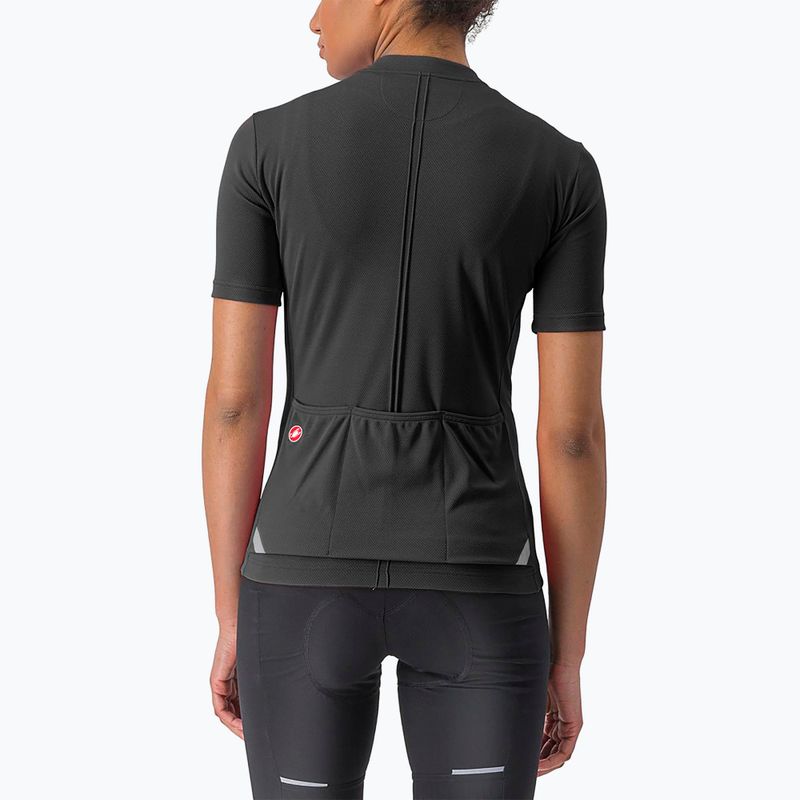 Дамска колоездачна тениска Castelli Anima 4 light black 2