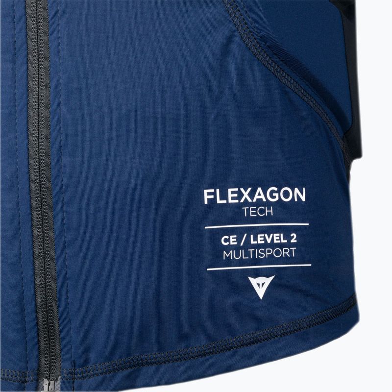 Мъжка защитна жилетка Dainese Flexagon Waistcoat black iris/stretch limo 3