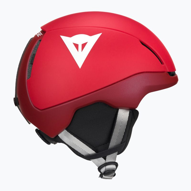 Детски ски каски Dainese Scarabeo Elemento metallic red/white logo 4