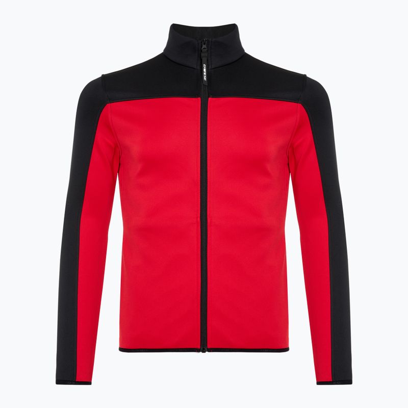 Мъжки скиорски суитшърт Dainese Espera Full Zip Mid racing red