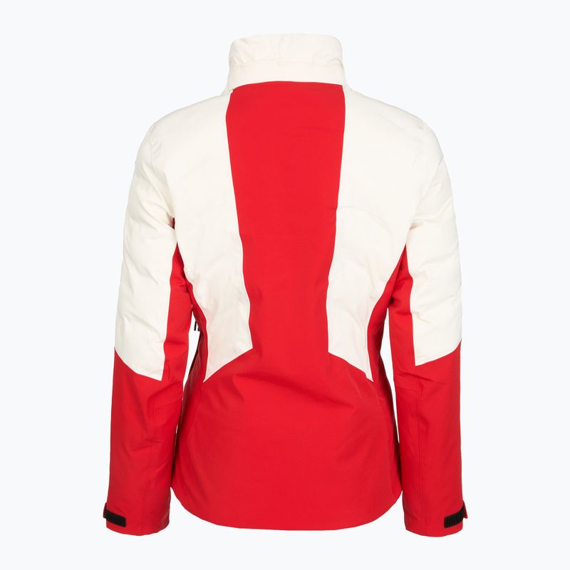 Дамско скиорско яке Dainese Zives Aerosense-Dry lily white/racing red 8