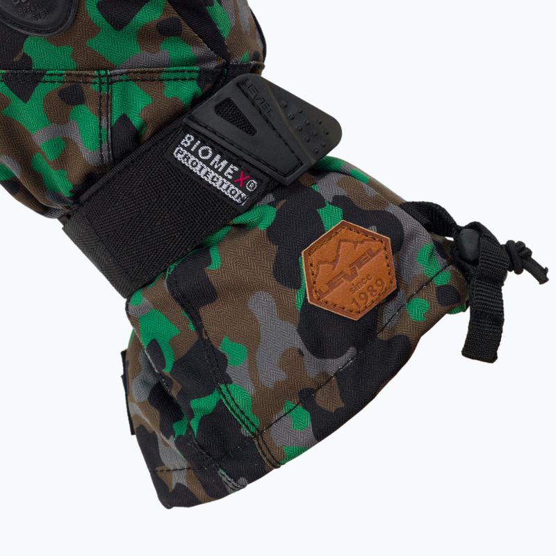 Детски ръкавици за сноуборд Level Fly Jr Mitt green 4001 5