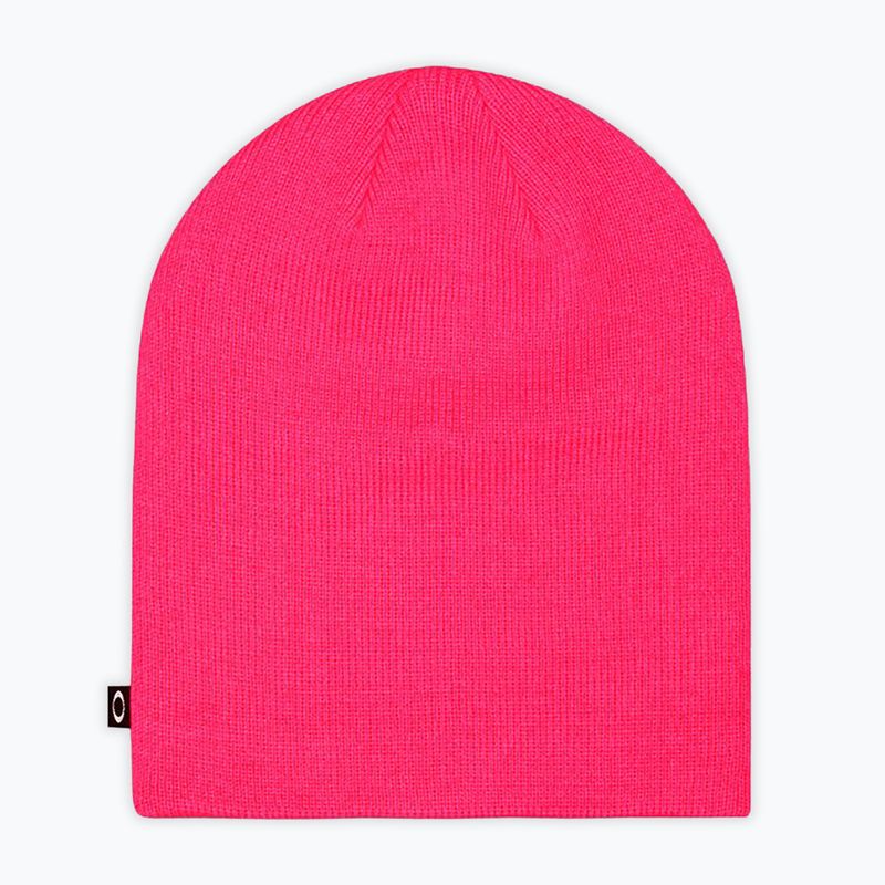 Зимна шапка Oakley Fine Knit neon pink 2
