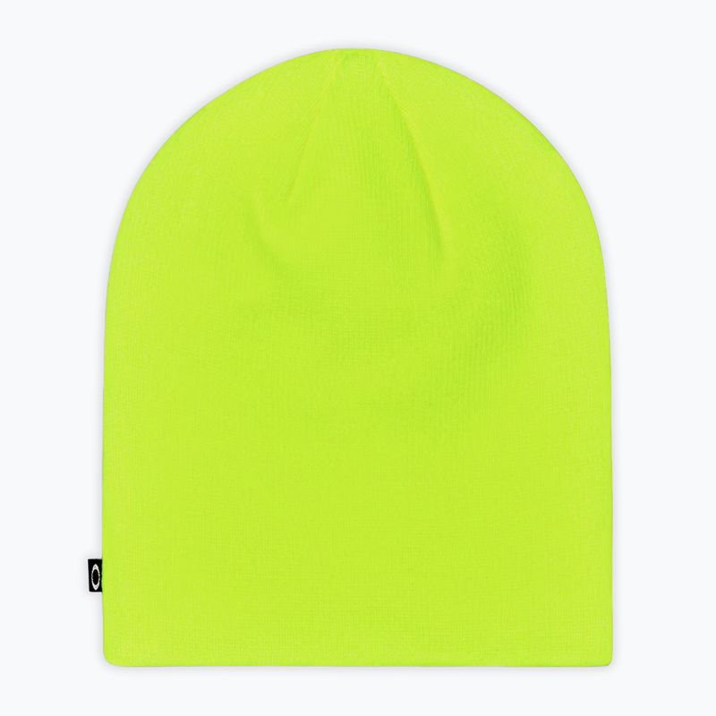 Зимна шапка Oakley Fine Knit neon yellow 2