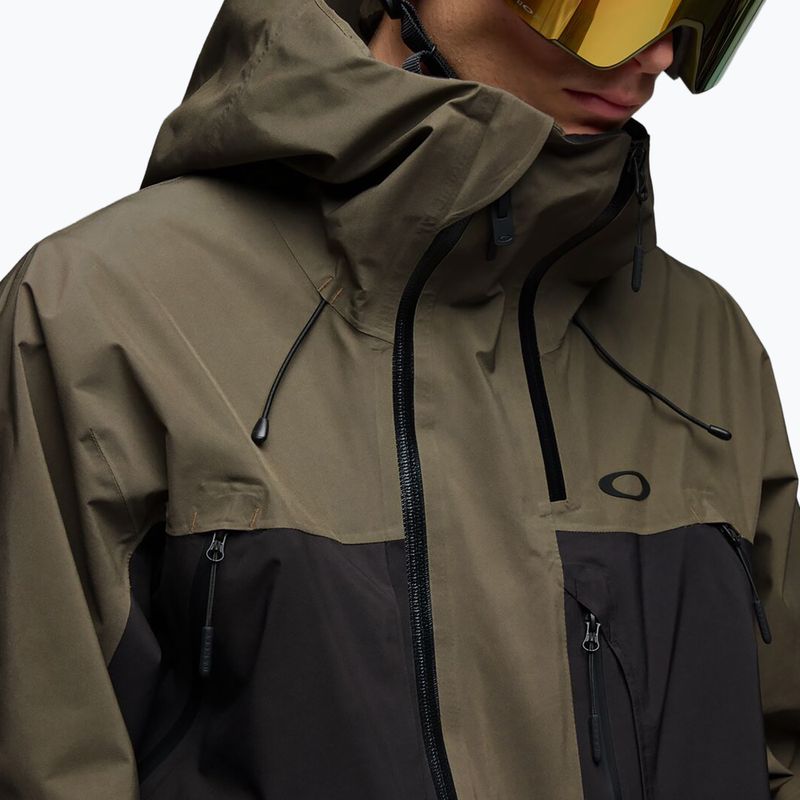 Мъжко сноуборд яке Oakley Baldface Gore-Tex deep olive/pitch black 4
