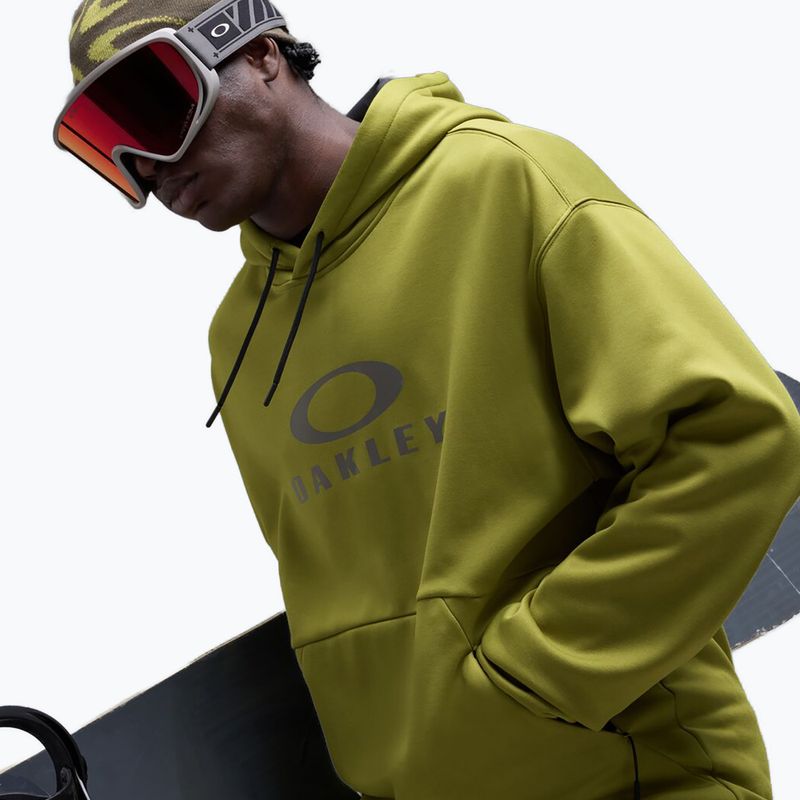 Мъжки суитшърт за сноуборд Oakley Rider Phantom Hoodie cactus 4