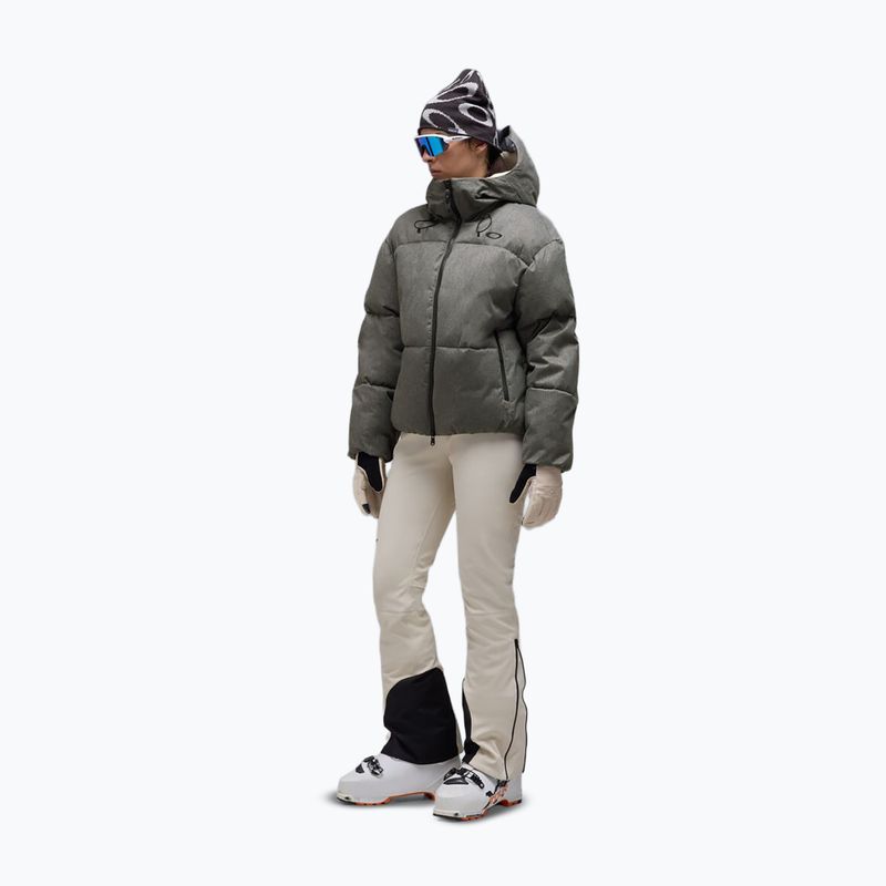 Дамско скиорско яке Oakley Icicle Cropped cement melange 2