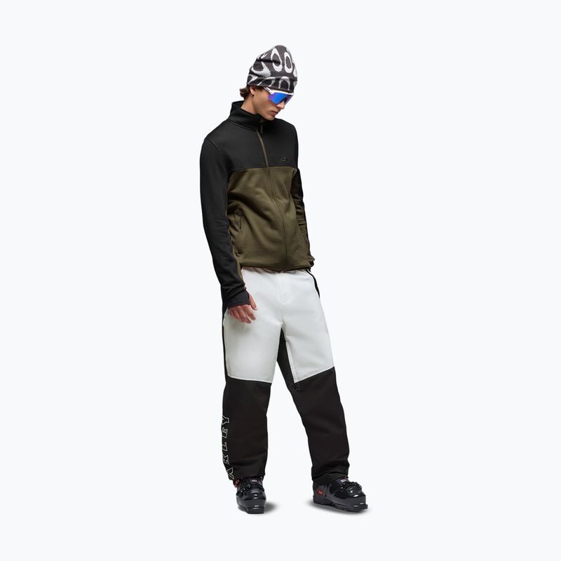 Мъжки суитшърт Oakley Canopy FZ blackout/deep olive 2
