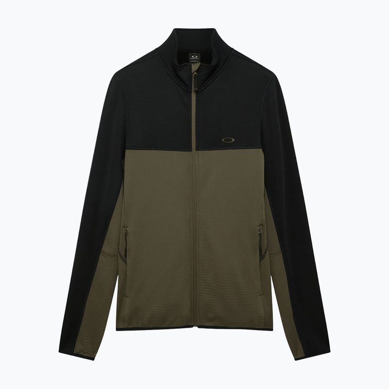 Мъжки суитшърт Oakley Canopy FZ blackout/deep olive 6