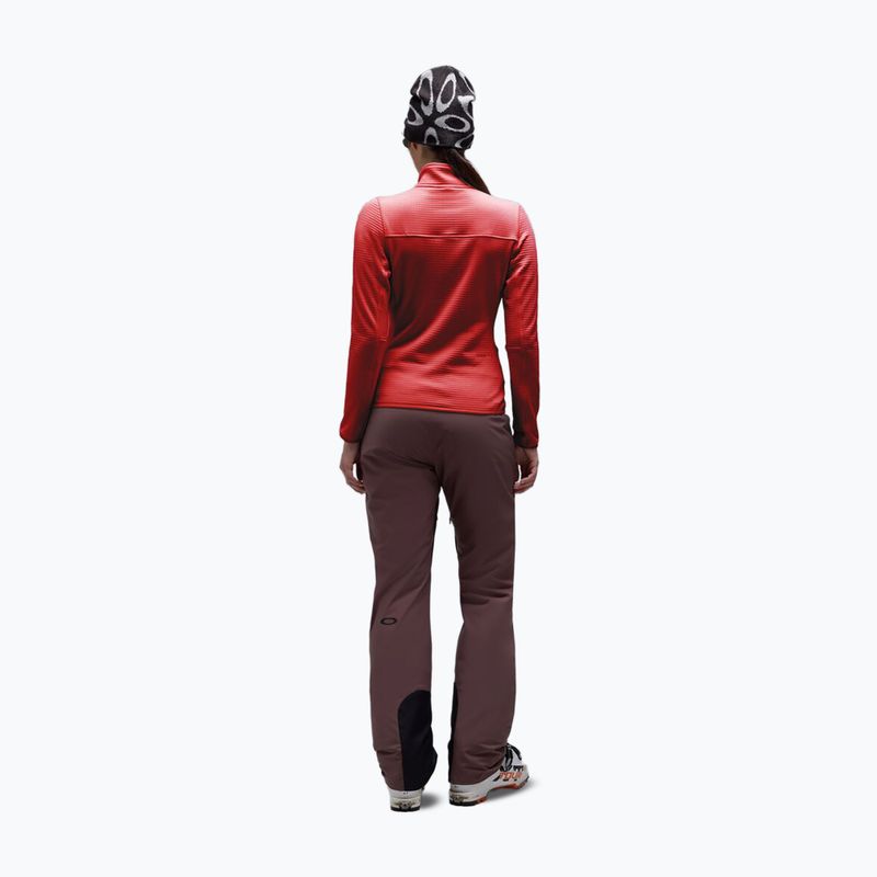 Дамски суитшърт Oakley Canopy Full Zip hibiscus red 3