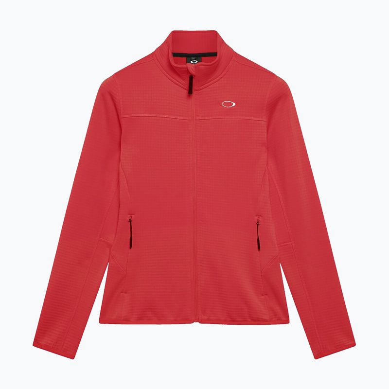 Дамски суитшърт Oakley Canopy Full Zip hibiscus red 6