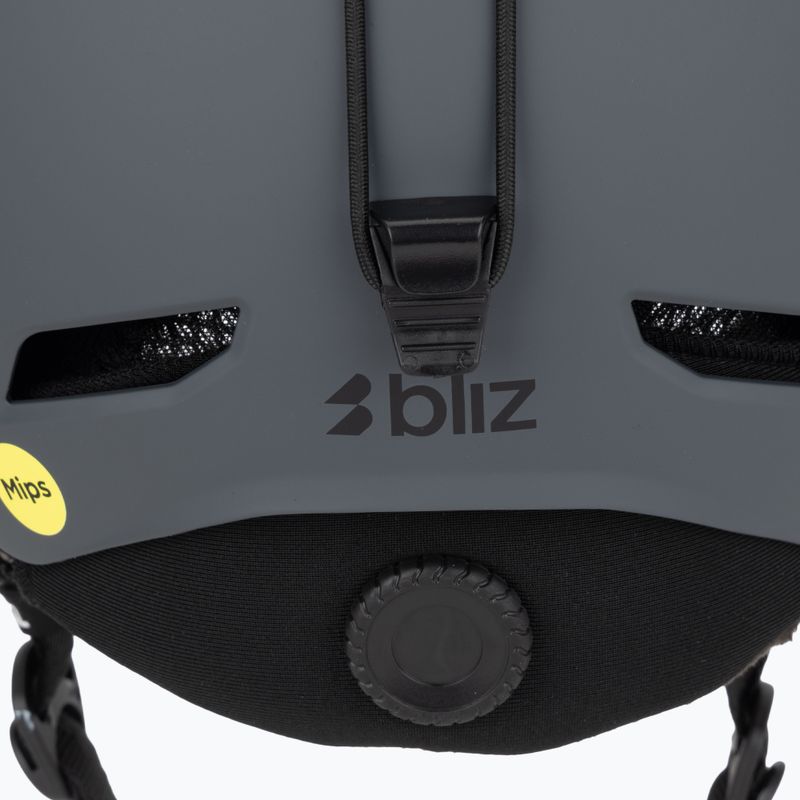 Скиорска каска Bliz S003 MIPS matte grey 7