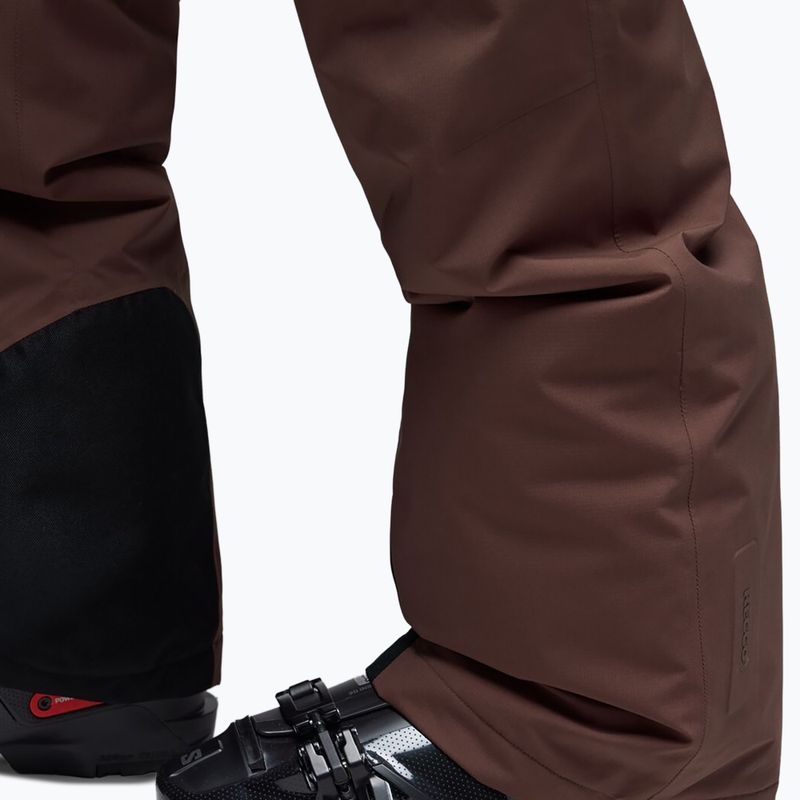 Мъжки скиорски панталони Oakley Canopy Pro Insulated Dark Umber/Flame Red 5