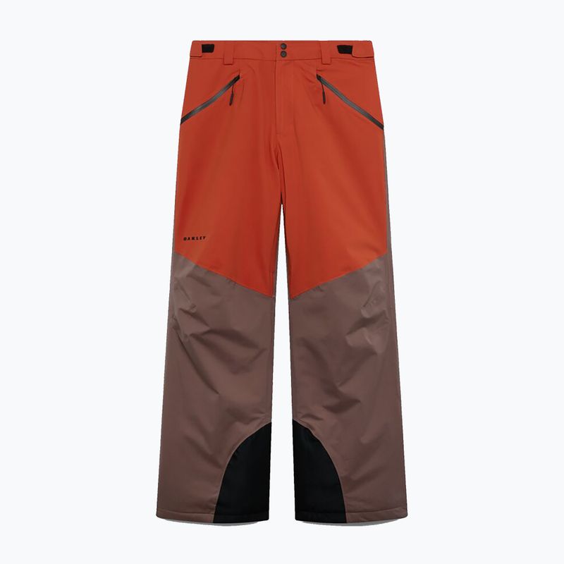 Мъжки скиорски панталони Oakley Canopy Pro Insulated Dark Umber/Flame Red 6