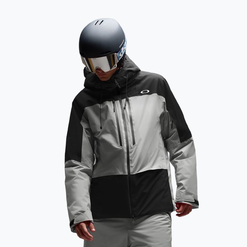 Мъжко скиорско яке Oakley Canopy Pro Insulated pitch black/cement