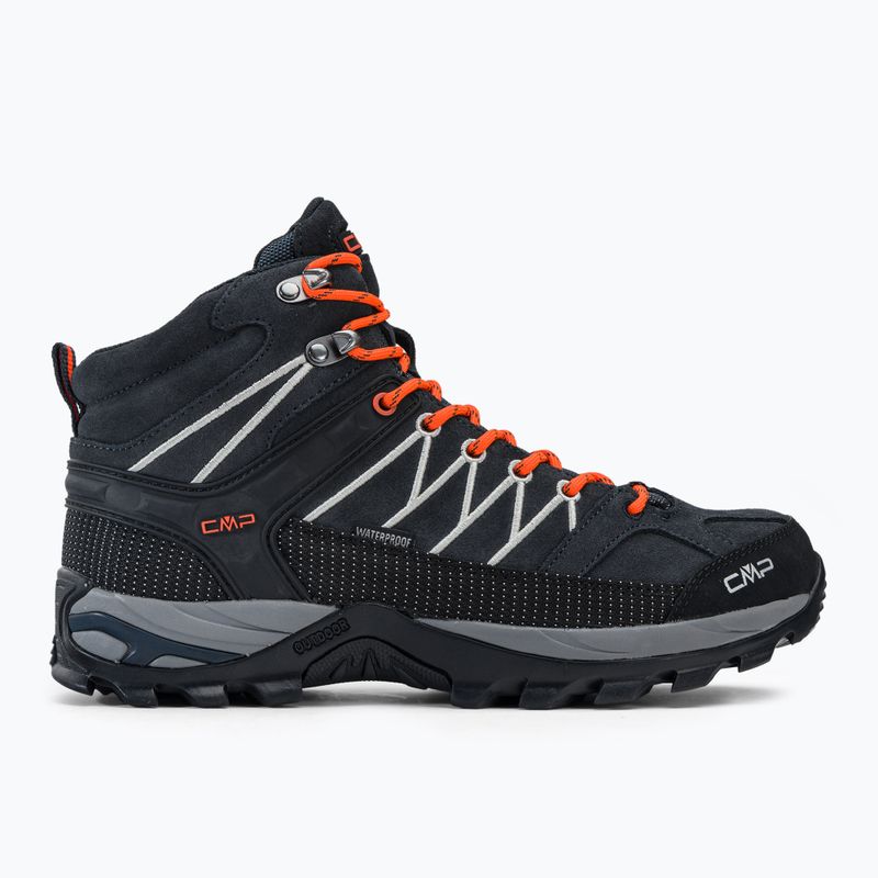 Мъжки ботуши за трекинг CMP Rigel Mid grey-orange 3Q12947 2