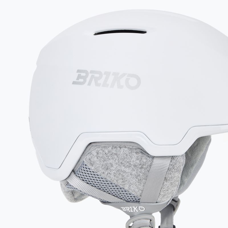 Скиорска каска Briko Yuki matt shiny white/silver 7