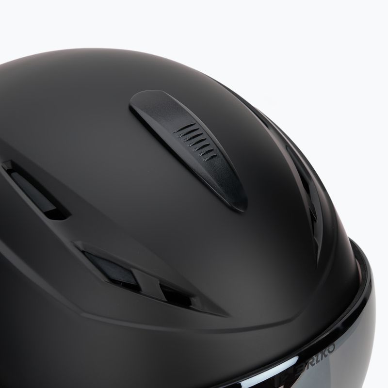 Скиорска каска Briko Elio Visor matt black 8