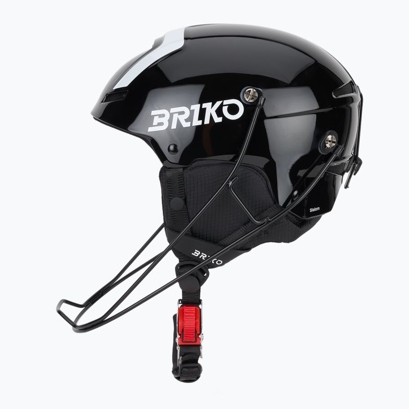 Скиорска каска Briko Slalom Epp 2.0 shiny black/white 3
