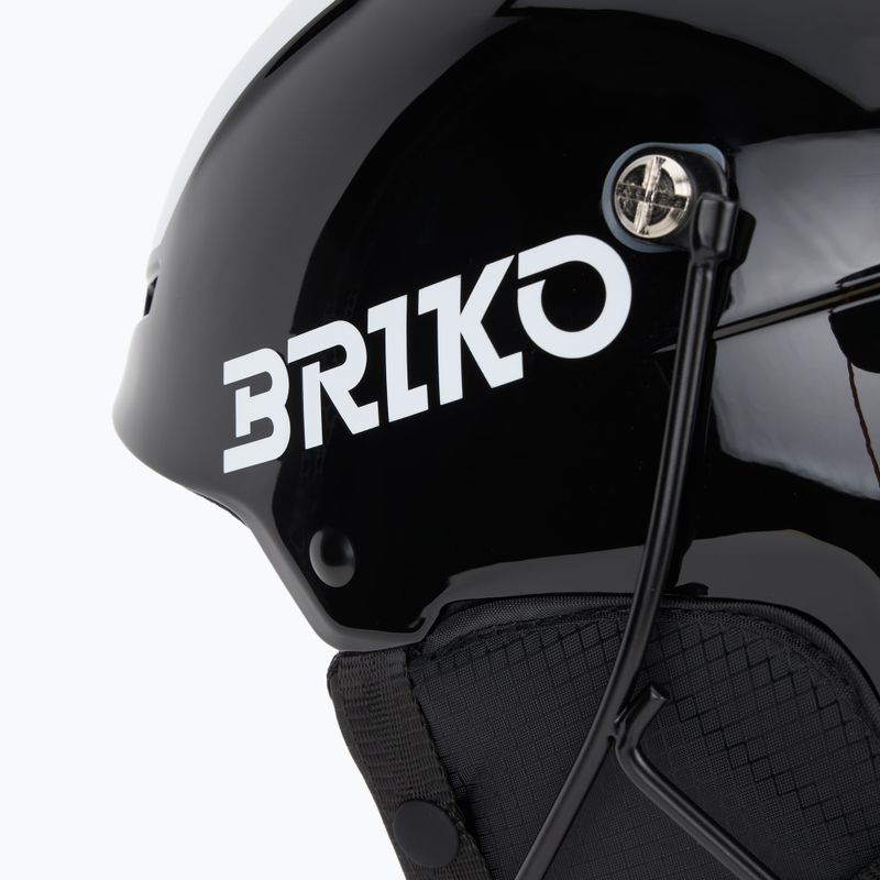 Скиорска каска Briko Slalom Epp 2.0 shiny black/white 9