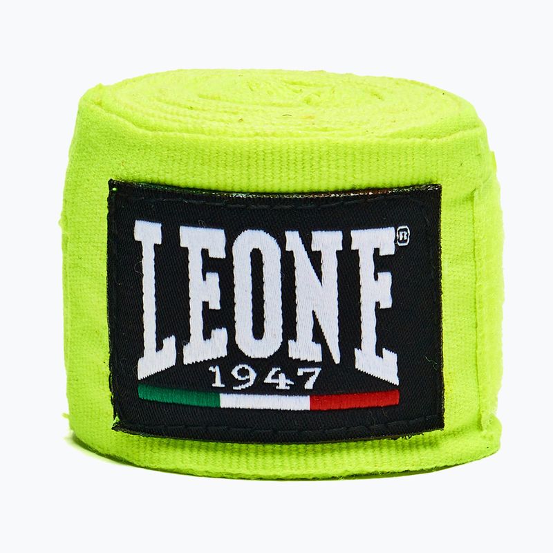 Боксьорски бандажи Leone 1947 350 cm giallo fluo/fluo yellow 2