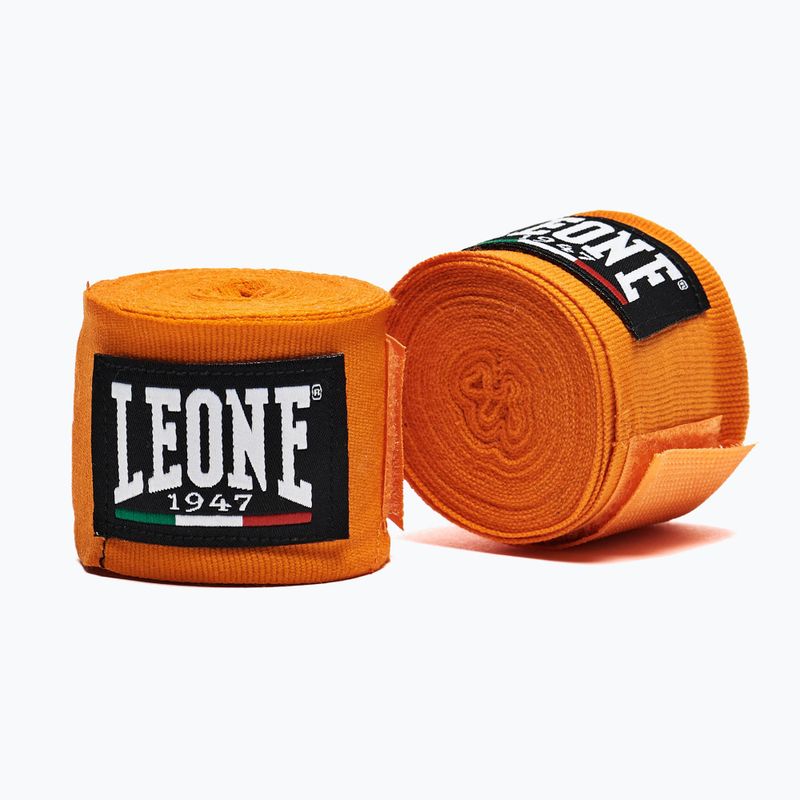 Боксьорски бандажи Leone 1947 Hand Wraps 350 cm arancione/orange