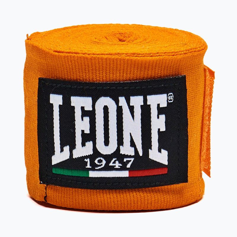 Боксьорски бандажи Leone 1947 Hand Wraps 350 cm arancione/orange 2