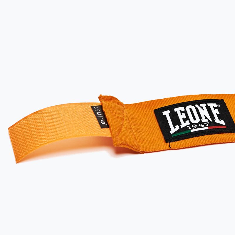 Боксьорски бандажи Leone 1947 Hand Wraps 350 cm arancione/orange 5