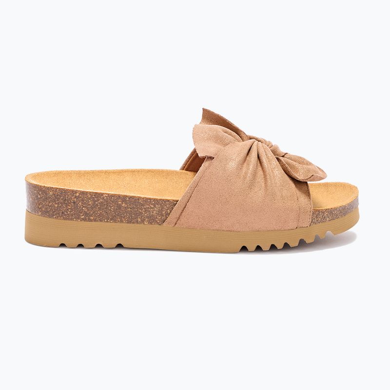 Дамски чехли Scholl Princess Med camel 2