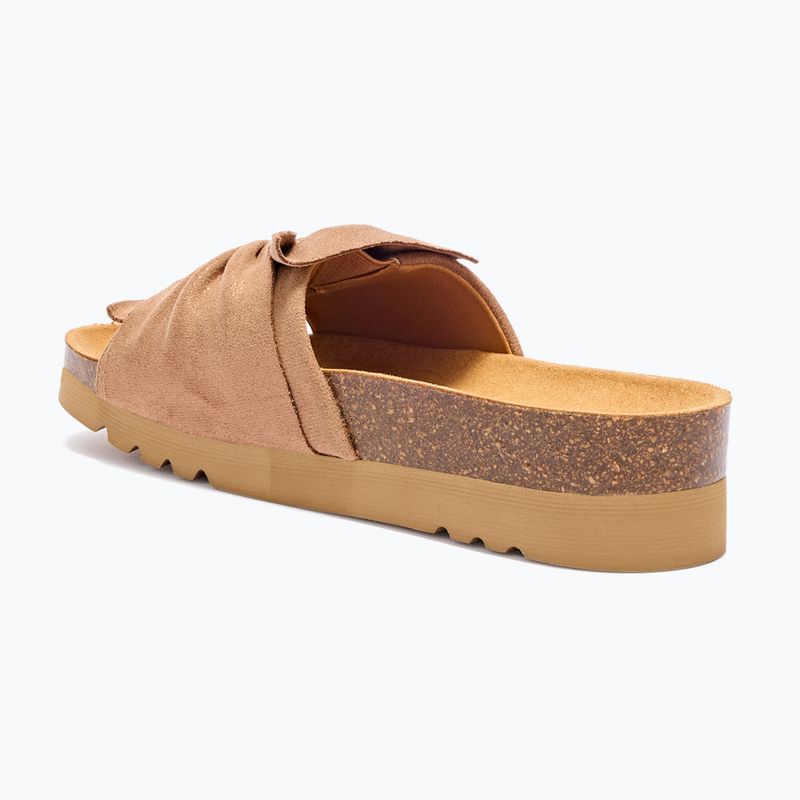 Дамски чехли Scholl Princess Med camel 3