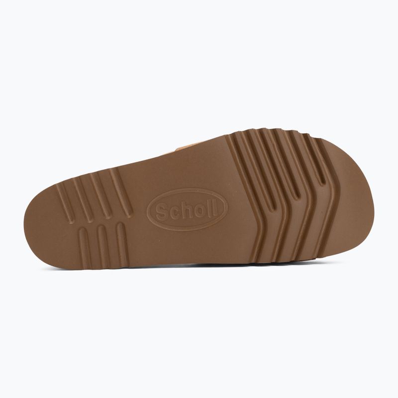 Дамски чехли Scholl Princess Med camel 4