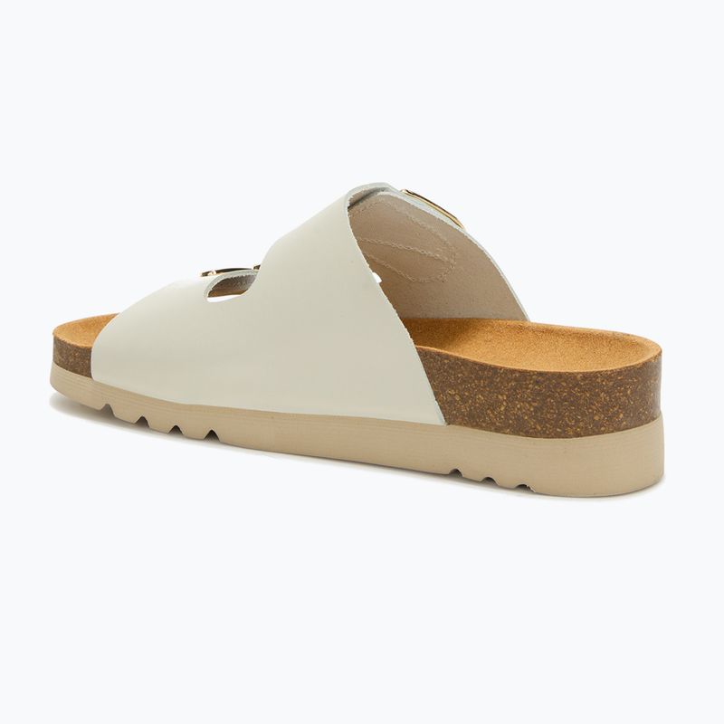Дамски чехли Scholl Montery 2 Straps Ad Med off white 3