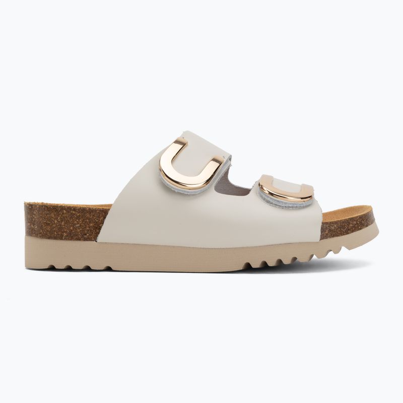 Дамски чехли Scholl Montery 2 Straps Ad Med off white 2