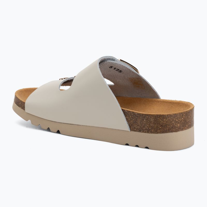 Дамски чехли Scholl Montery 2 Straps Ad Med off white 3