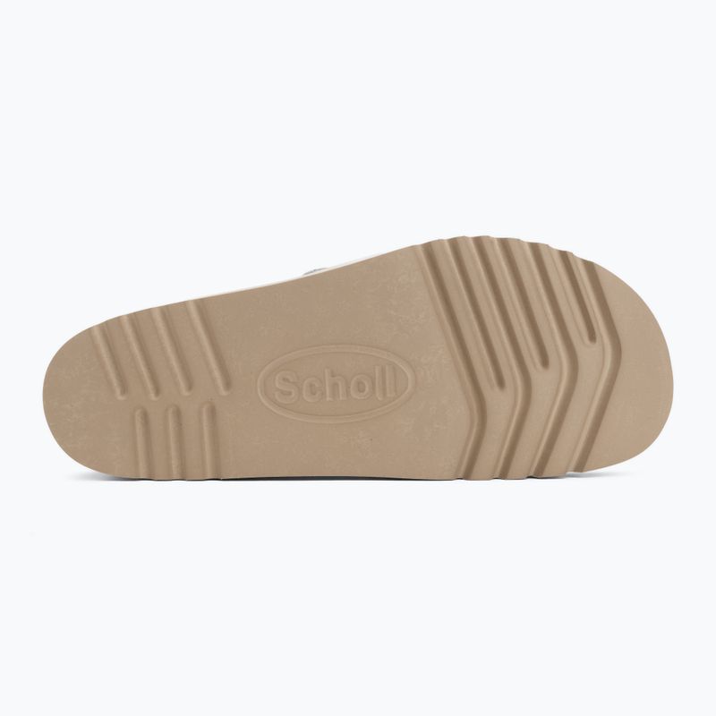 Дамски чехли Scholl Montery 2 Straps Ad Med off white 4