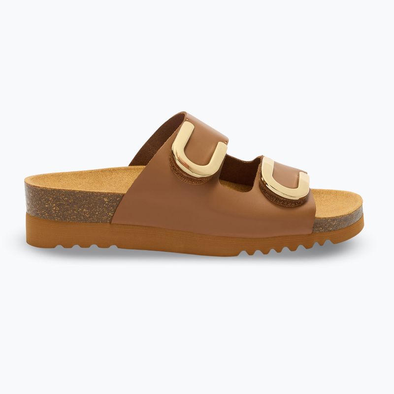 Дамски чехли Scholl Montery 2 Straps Ad Med cognac 2