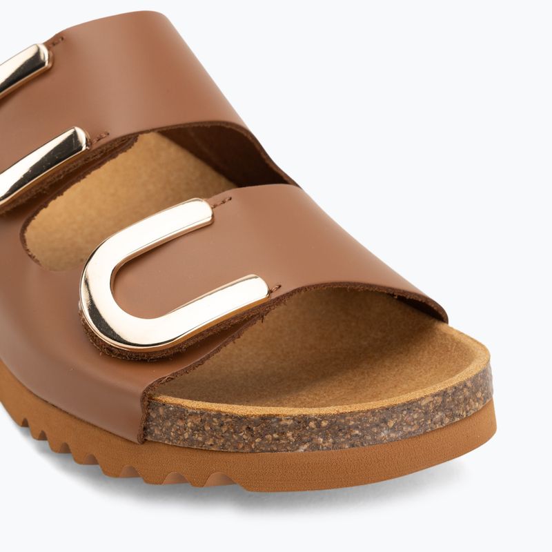 Дамски чехли Scholl Montery 2 Straps Ad Med cognac 7