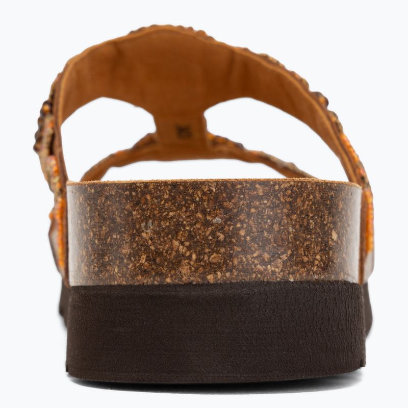 Дамски чехли Scholl New Bogota Wedge Med cognac/multi 6
