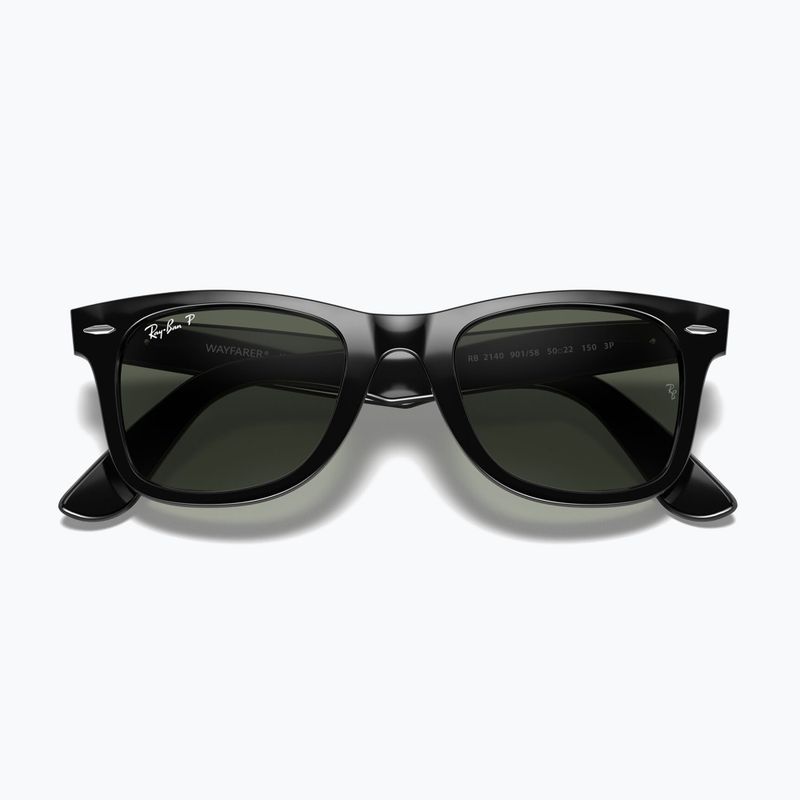 Слънчеви очила Ray-Ban Wayfarer Classic black/green polarized 3