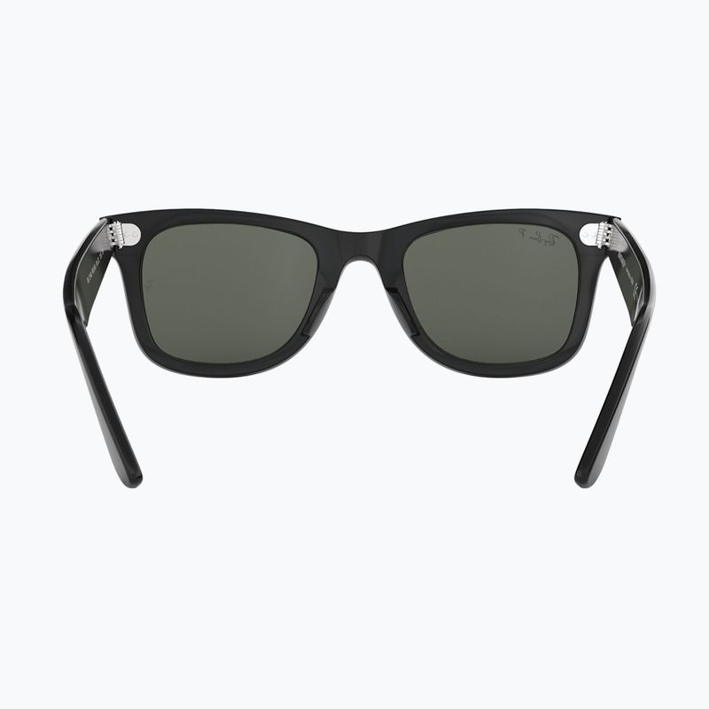 Слънчеви очила Ray-Ban Wayfarer Classic black/green polarized 5