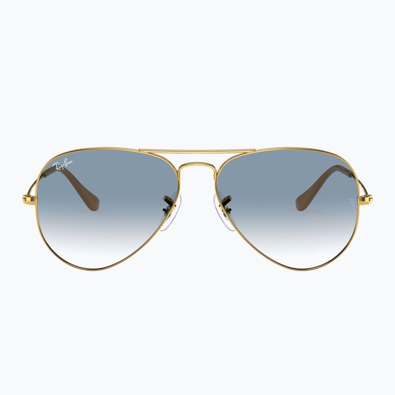 Слънчеви очила Ray-Ban Aviator Classic arista gold/light blue 2