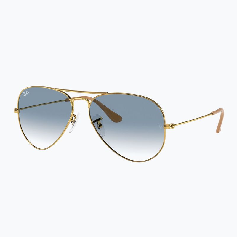 Слънчеви очила Ray-Ban Aviator Classic arista gold/light blue 4