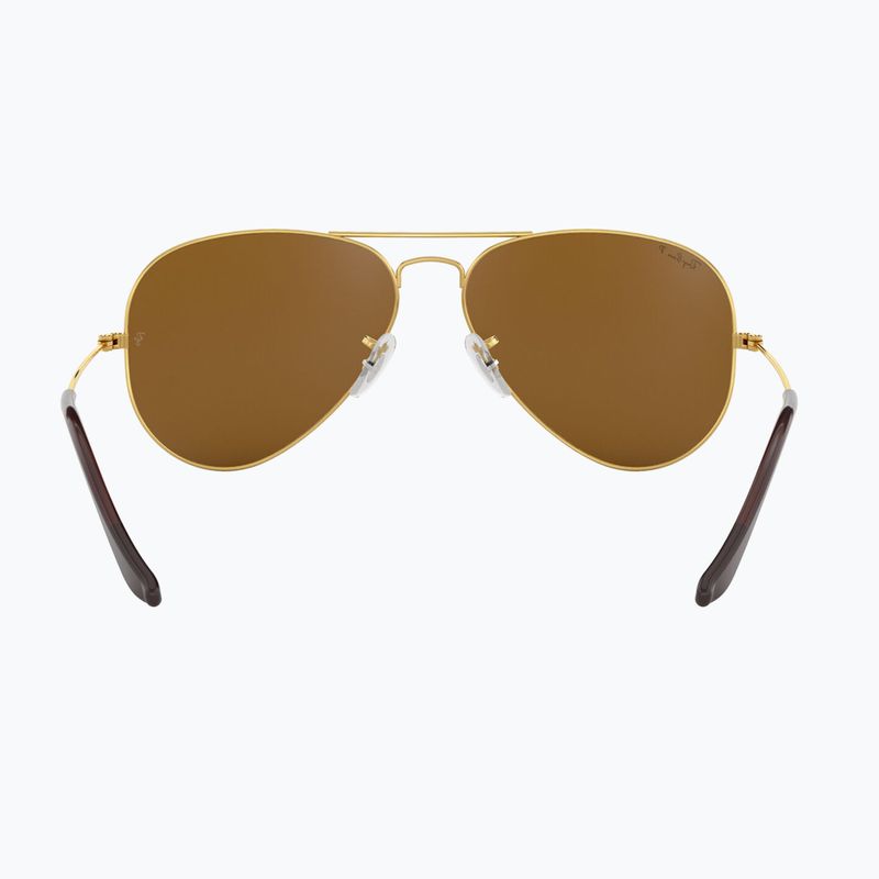 Слънчеви очила Ray-Ban Aviator Classic arista gold/brown polarized 5
