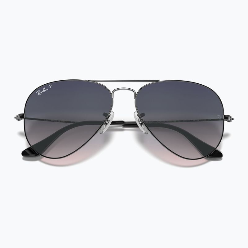 Слънчеви очила Ray-Ban Aviator Classic gunmetal/blue polarized 3