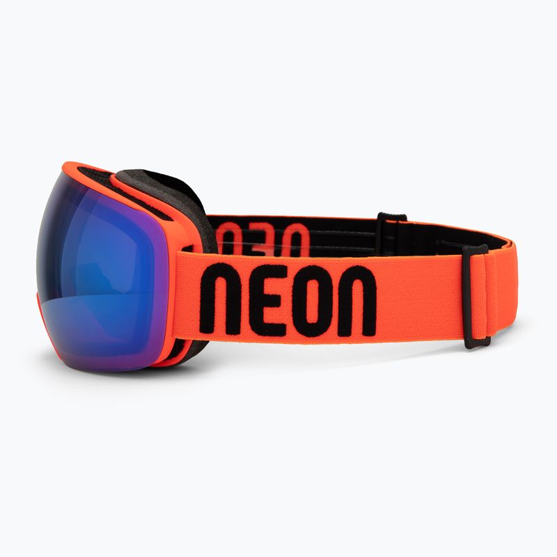 Скиорска маска Neon Beam red/mirror acciaio 4