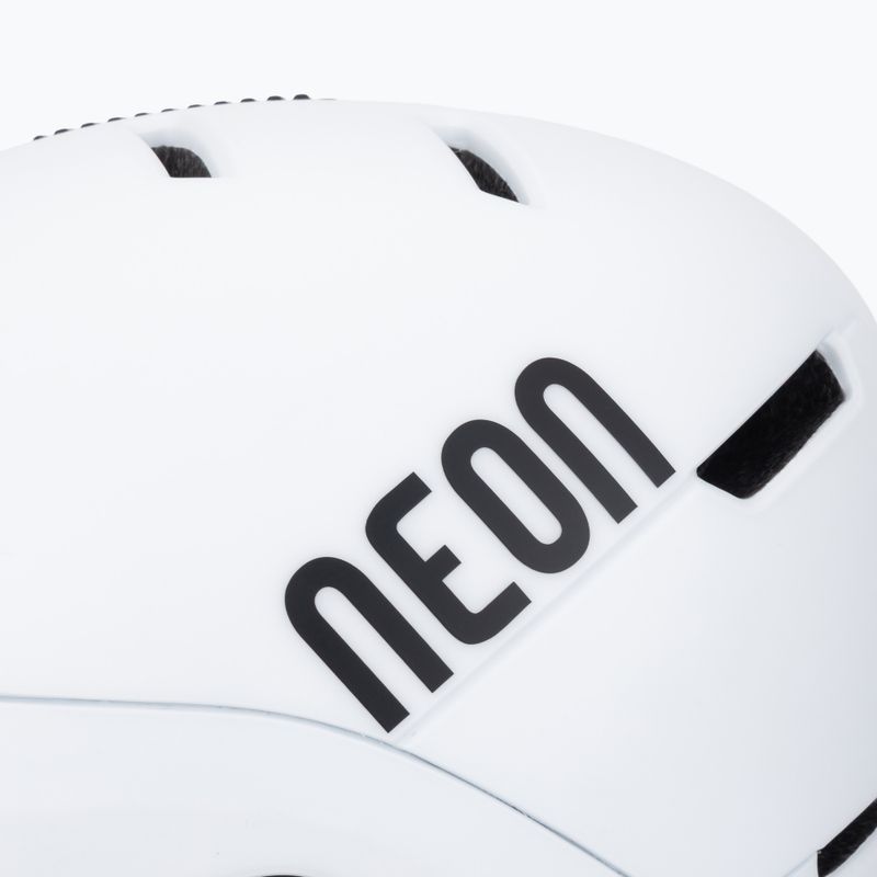 Скиорска каска Neon Summit white/black 7