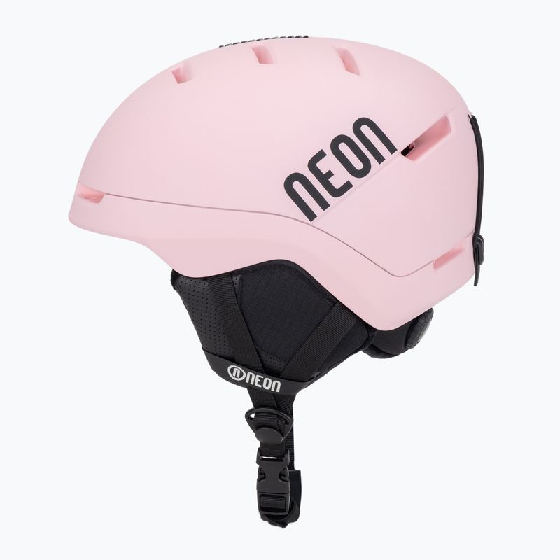 Скиорска каска Neon Summit light pink/black 3