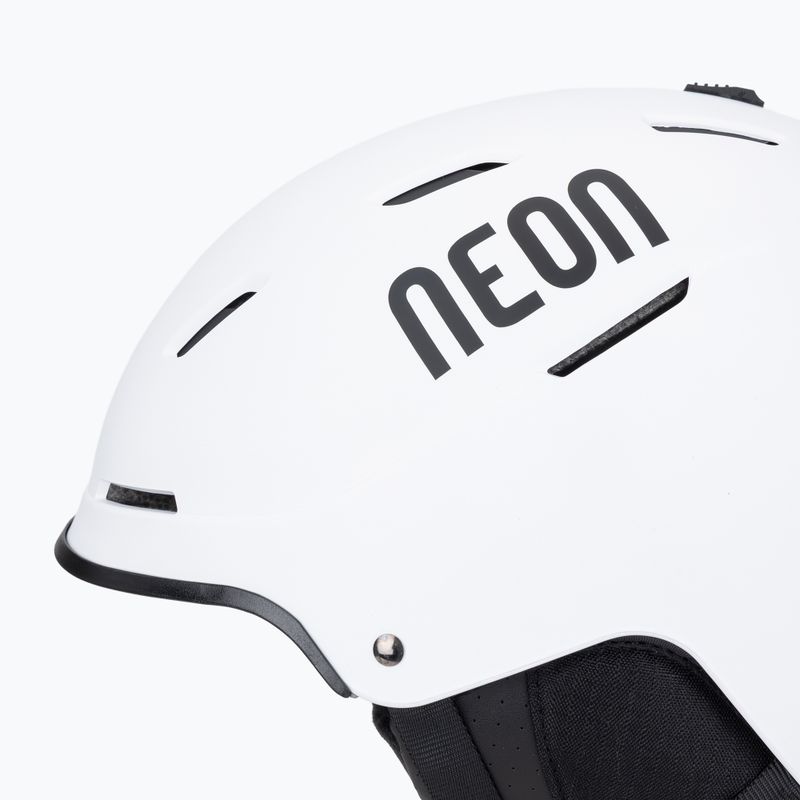 Скиорска каска Neon Alpha white/black 7
