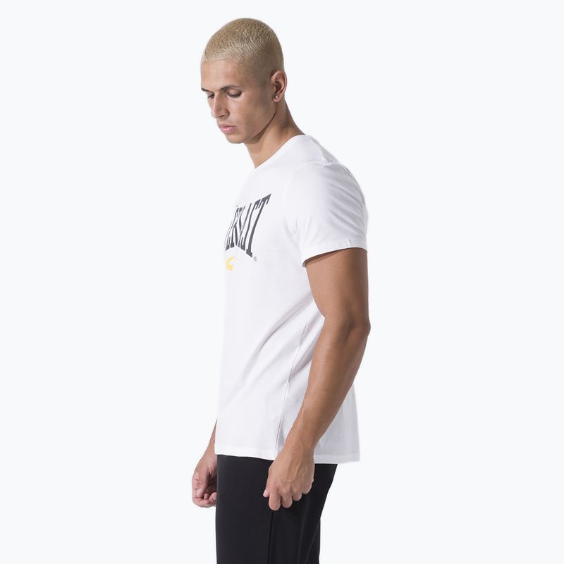 Мъжка тениска Everlast Iconic Logo off white 3